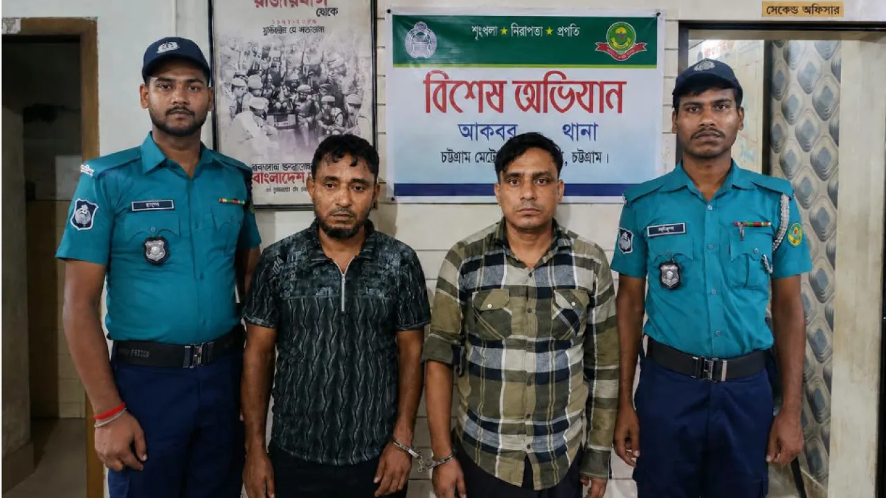 চট্টগ্রামে স্বামী-স্ত্রীসহ পেশাদার চোর চক্রের ৭ সদস্য গ্রেপ্তার