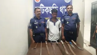 ডেভিট ইমনের সহযোগী ‘টেস্টার মোবারক’ অস্ত্রসহ গ্রেপ্তার